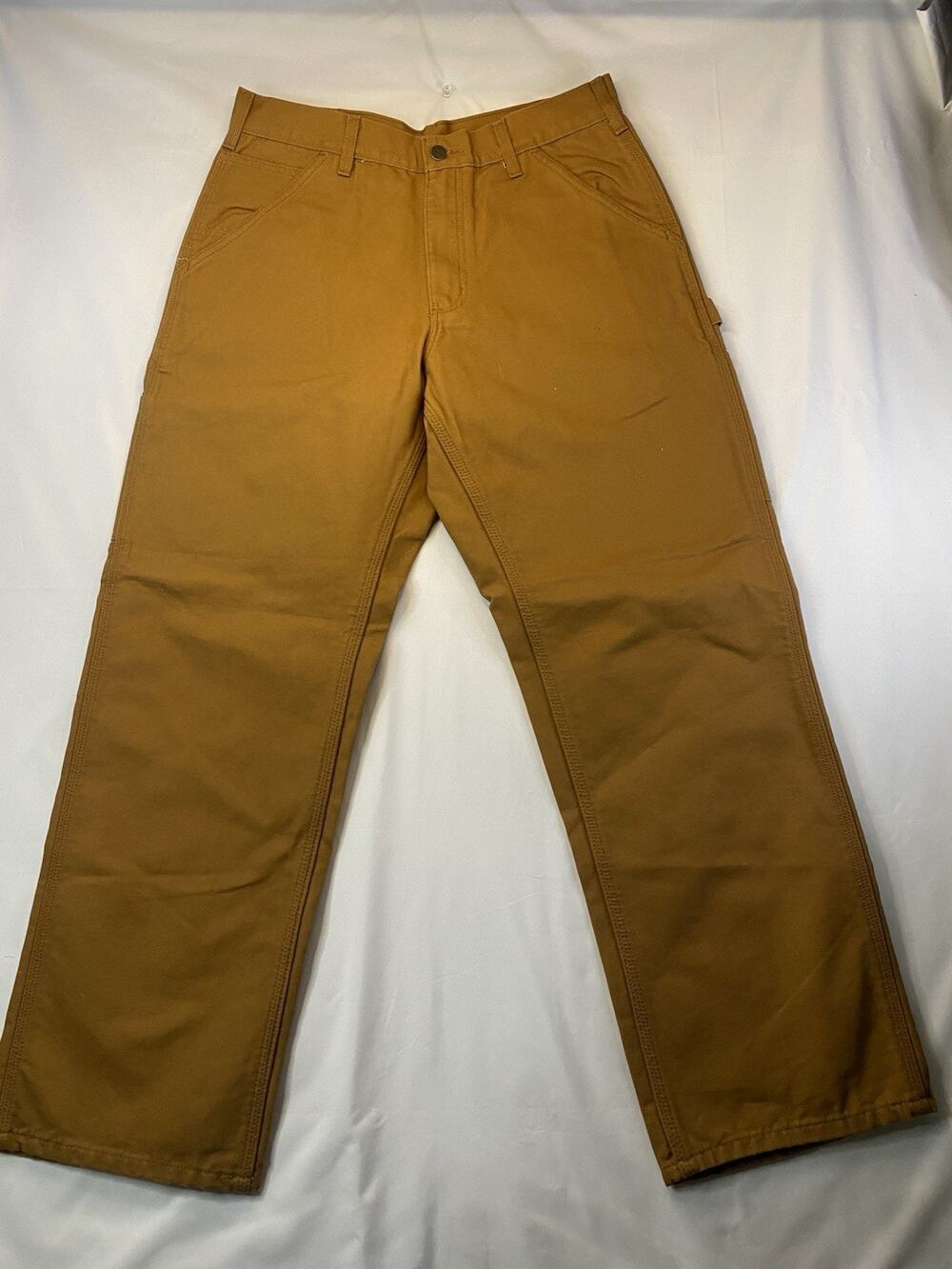 Carhartt B111-BRN Men's Brown Canvas Cotton Work Pants 32x30